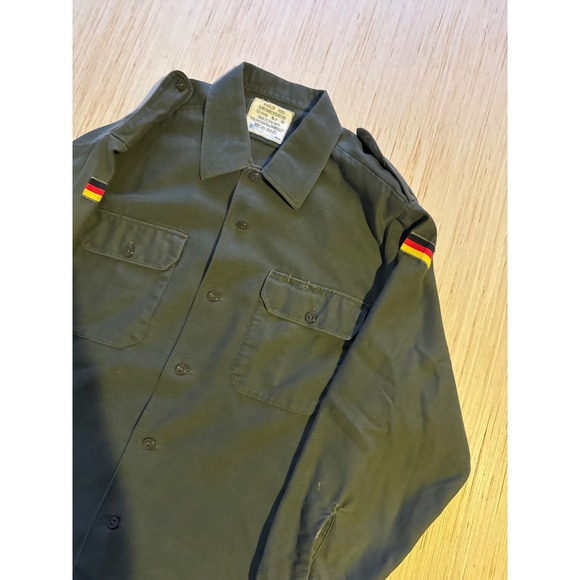 Wahler Other - Wahler 8355 German Army Field Shirt Olive Drab Military Surplus Men Size XL 28